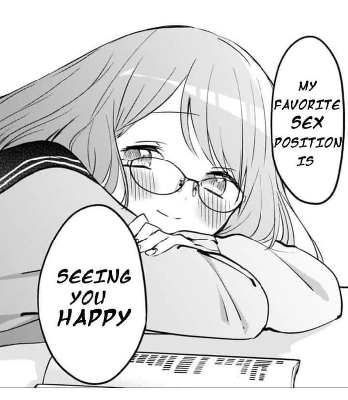 Моя любимая позиция в сексе, это когда я вижу тебя счастливым Аниме, Anime Art