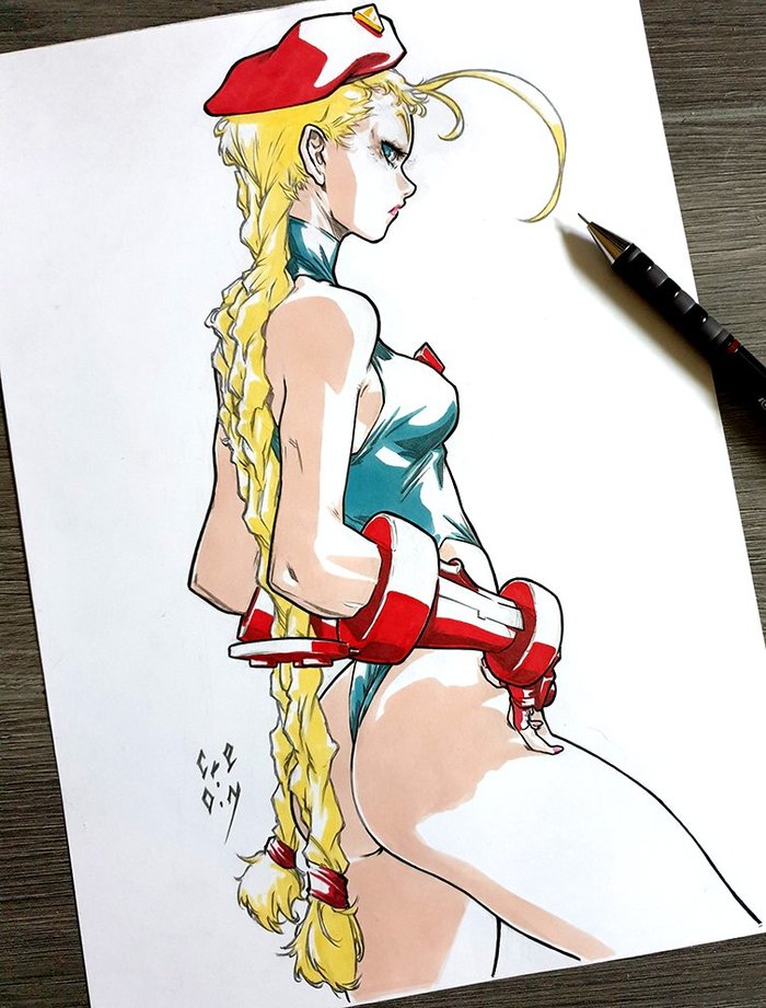 Cammy &Chun Li byLGerchel Lgerchel, Cammy White, Chun-li, Street Fighter, Game Art, , , , ,  