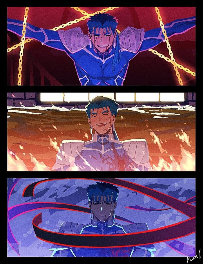     ... Fate, Fate-stay Night, Archer, Lancer, , Anime Art