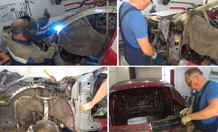Восстановление Alfa Romeo после аварии с грузовиком Авария, Авто, Тюнинг, Ремонт авто, ДТП, Видео, Длиннопост