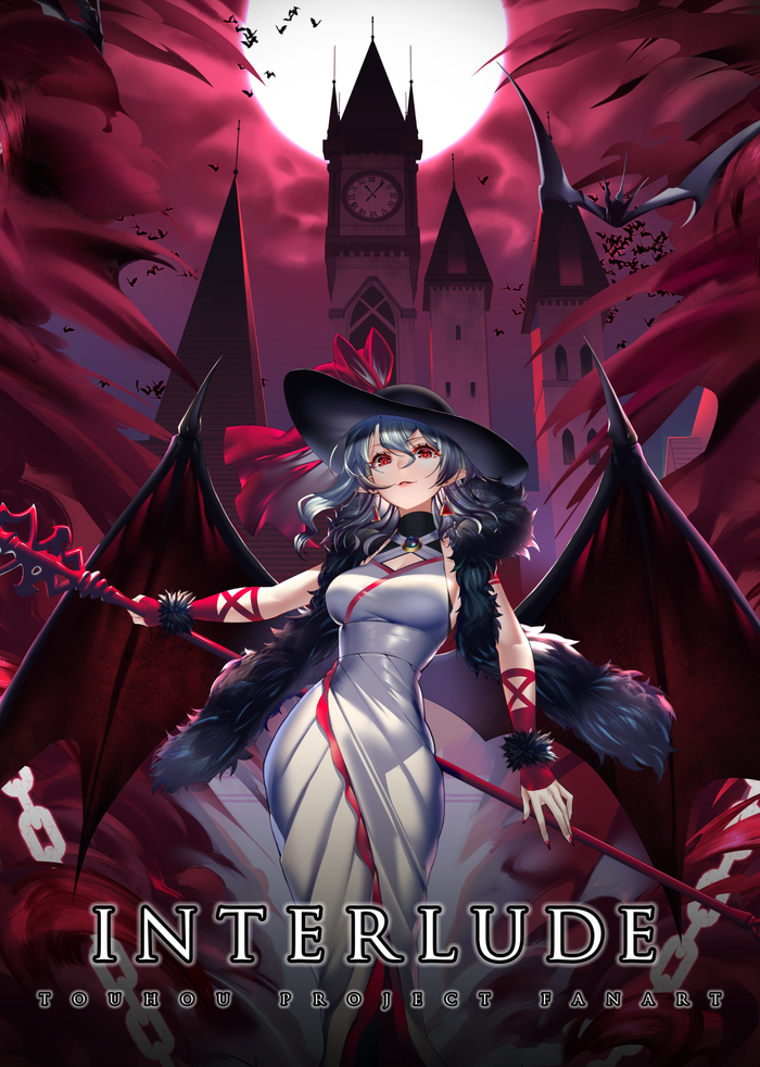 Remilia Touhou, Remilia Scarlet, Anime Art, , , , 