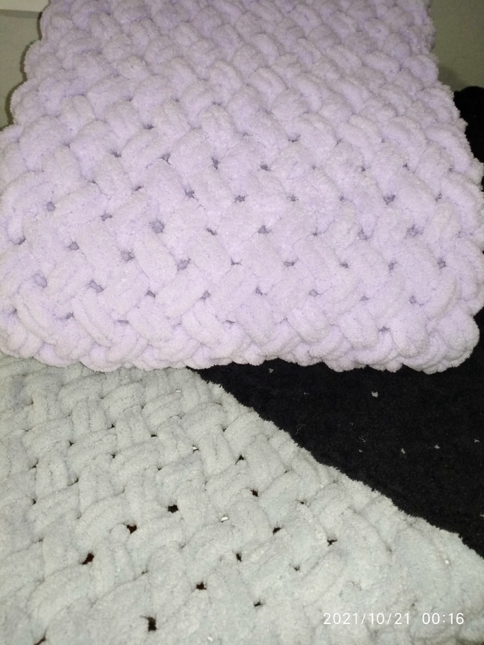 Плед из ализе пуффи Плед, Alizee, Длиннопост