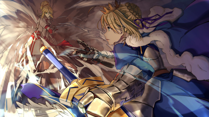   Fate, Fate-stay Night, Fate Grand Order, Fate Apocrypha, Artoria Pendragon, Mordred, , Anime Art