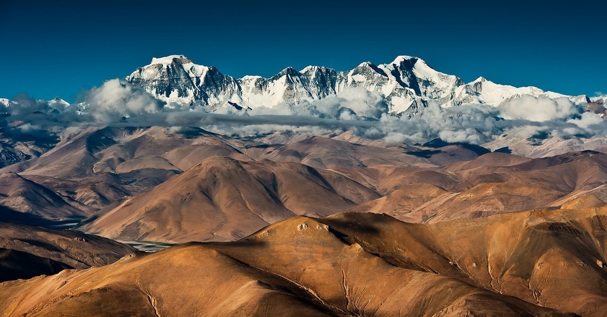 Высота нагорья тибет