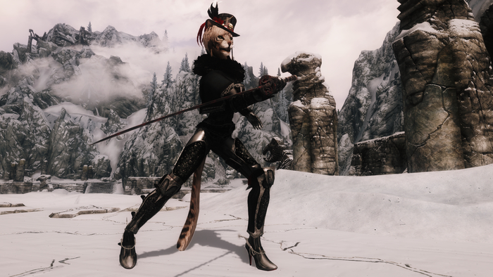 Вампирским модницам посвящается The Elder Scrolls V: Skyrim, Моды, Костюм, Броня, Вампиры, Латекс