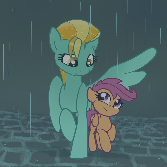   My Little Pony, Lightning Dust, Scootaloo