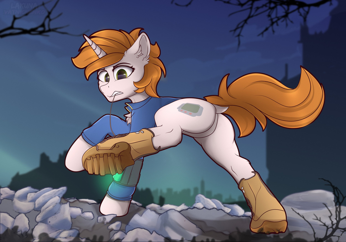    ,     My Little Pony, Littlepip, Fallout: Equestria, MLP Edge