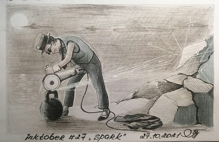 Искра (Inktober)