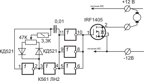 Тиристорная схема регулятора тока для сварочного аппарата