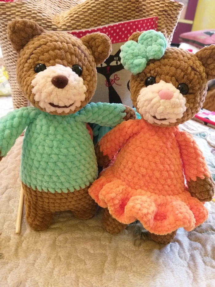 Вязание игрушек)