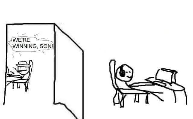  , !