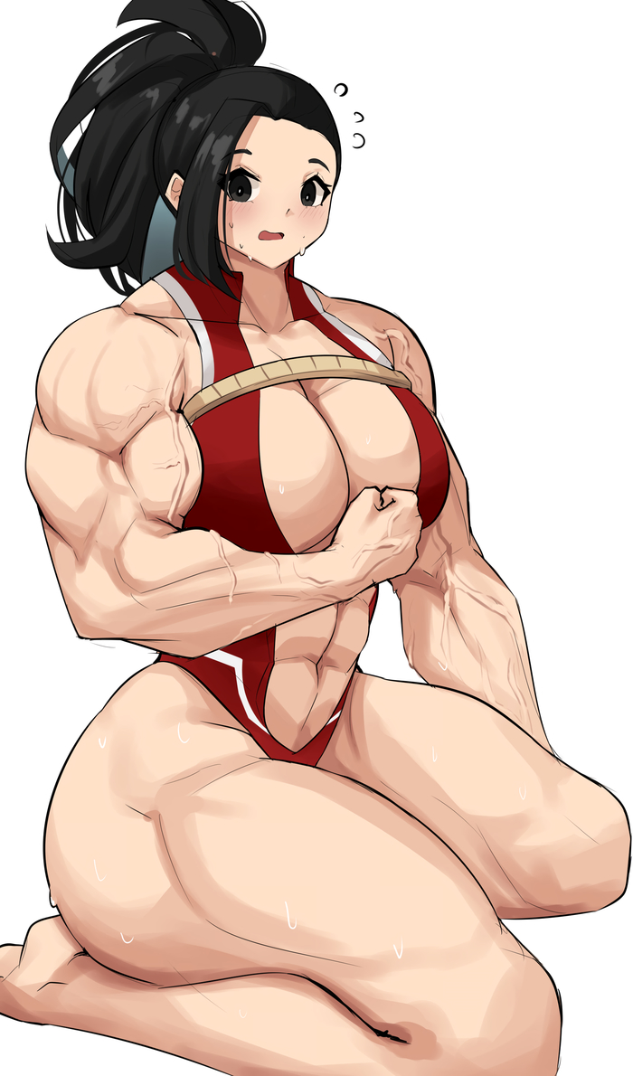 Momo Yaoyorozu Musctonk, Muscleart,  , -, Extreme muscles, Yaoyorozu Momo, Boku no Hero Academia, , , Anime Art