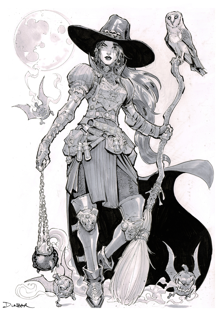 Halloween Witch byMax Dunbar