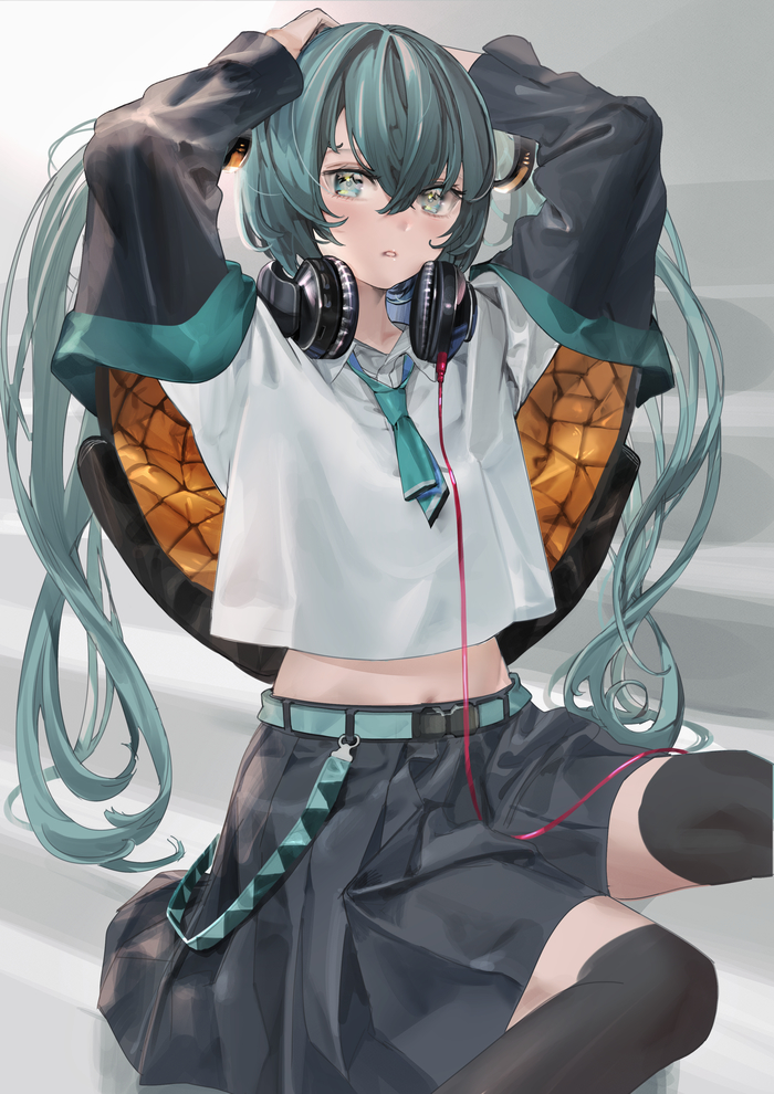 Miku , Anime Art, Hatsune Miku, , Vocaloid, , , , 