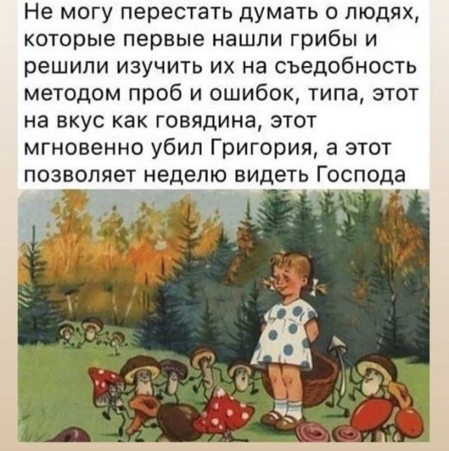 Про грибы и познание мира древними... | Пикабу