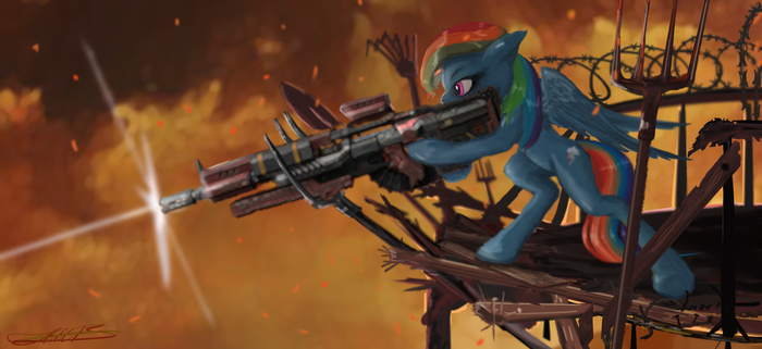 My little DOOM My Little Pony, Mane 6, Doom Eternal, Doom, , Vladimir-olegovych, 