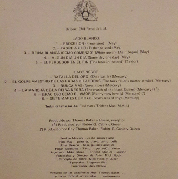 Винилы на испанском группы Queen Музыка, Queen, Рок, Длиннопост