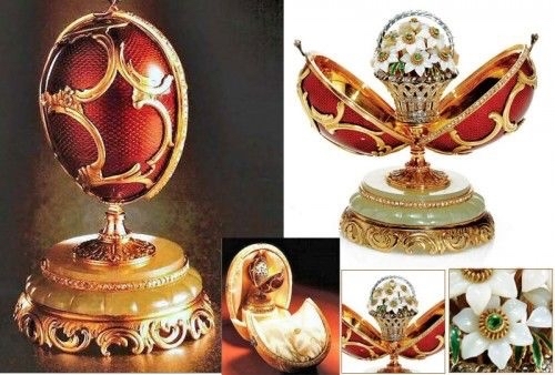 Что внутри яйца фаберже. 163699775214963436. Что внутри яйца фаберже фото. Что внутри яйца фаберже-163699775214963436. картинка Что внутри яйца фаберже. картинка 163699775214963436. История создания этих яиц началась с того, что император Александр III заказал в ювелирной фирме Карла Фаберже пасхальный подарок с сюрпризом для своей супруги — императрицы Марии Федоровны. Первое яйцо было изготовлено в 1885 году и называлось «Курочка».