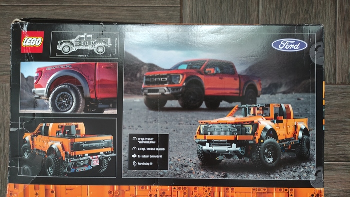 Конструктор Lego Technic Ford F-150 Raptor, 42126 LEGO, LEGO Technic, Ford, Конструктор, Видео, Длиннопост