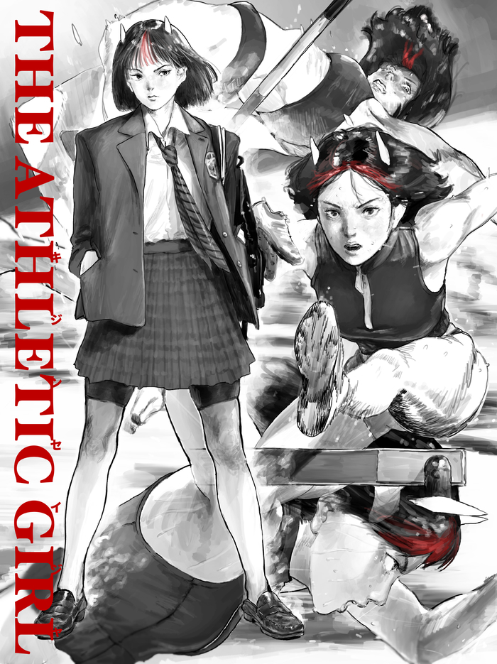 School Edition , Anime Art, Touhou, Kijin Seija, Sukuna Shinmyoumaru, , 