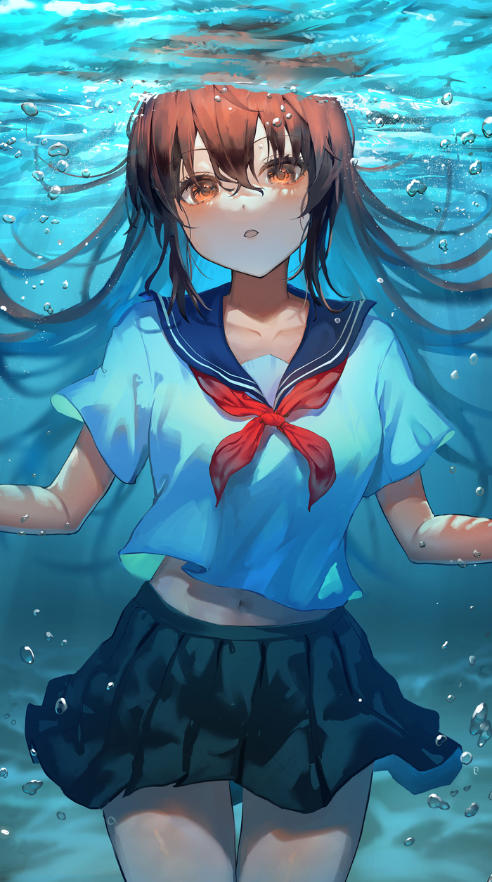 Float , Anime Art, Original Character, , ,  