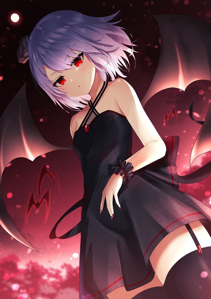 Remilia Scarlet Touhou, Remilia Scarlet, Anime Art, , Renka