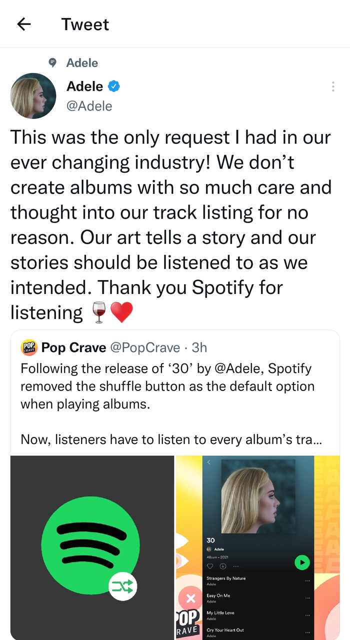 Spotify             Spotify, , Adele