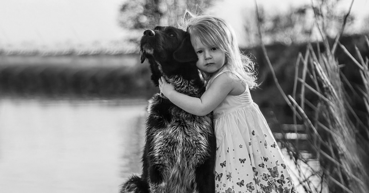 Сочувствие животным. Девочка с собакой. Девушка обнимает собаку. Ребенок обнимает собаку. Человек обнимает собаку.