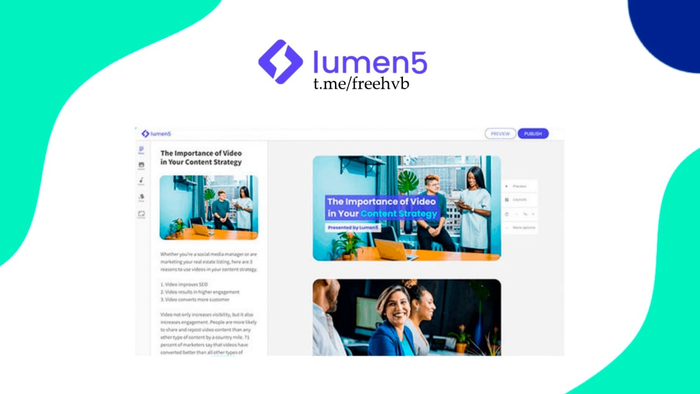 Lumen5 Pro  1  ( ) , , , , , , , , ,  , ,  , 