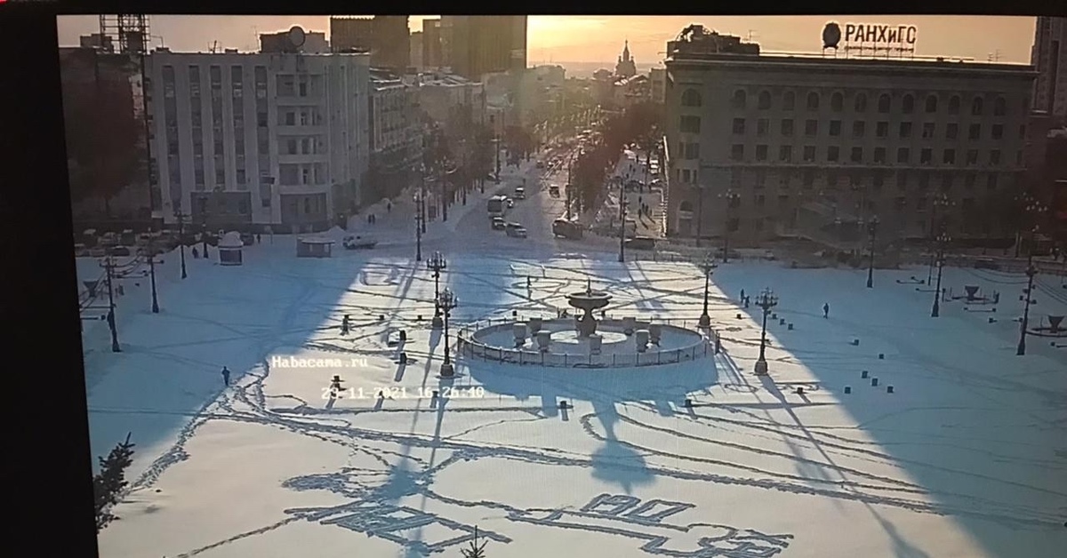 Веб камера хабаровск. Хабаровск площадь Ленина веб камера.