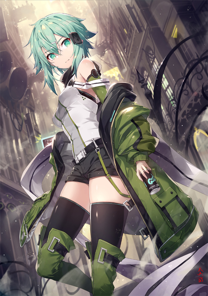 Sinon Anime Art, , Shino Asada, Sword Art Online, Sword Art Online: GGO