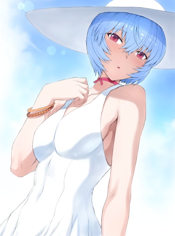  Evangelion, Rei Ayanami, , Anime Art, , Mogudan