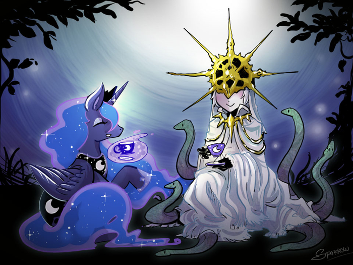   My Little Pony, Dark Souls, , Princess Luna, 