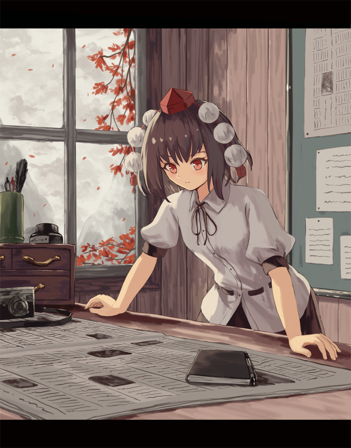 ! Touhou, Shameimaru Aya, Anime Art, , 