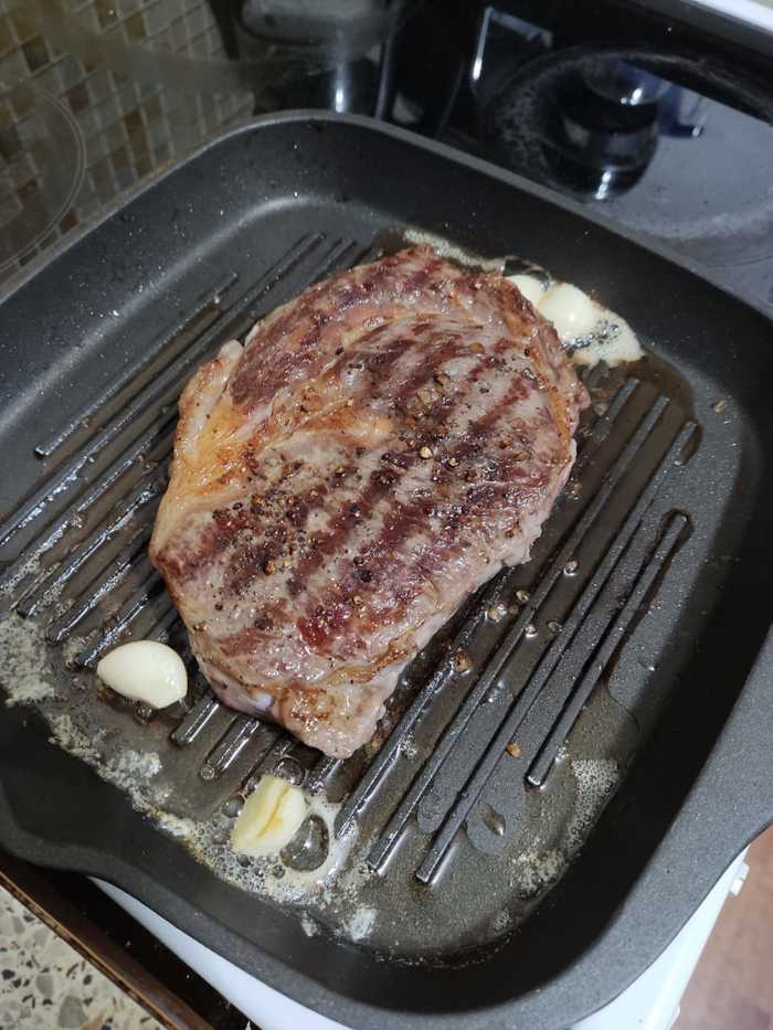 Фото отчет жаренного мяса Мясо, Семейный вечер, Стейк, Длиннопост
