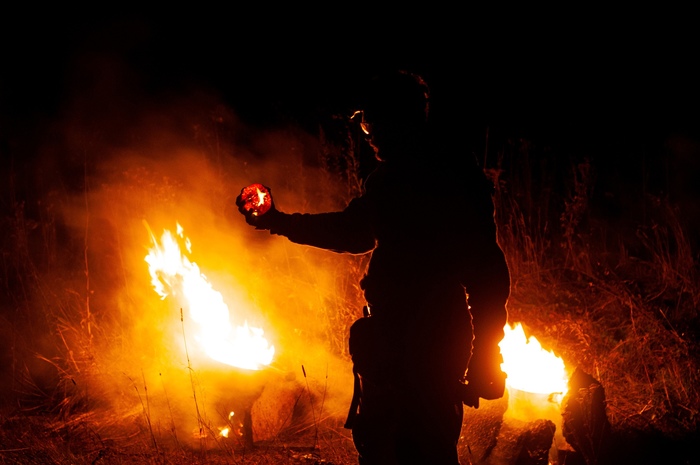 Огненная аномалия и артефакт Огненный шар