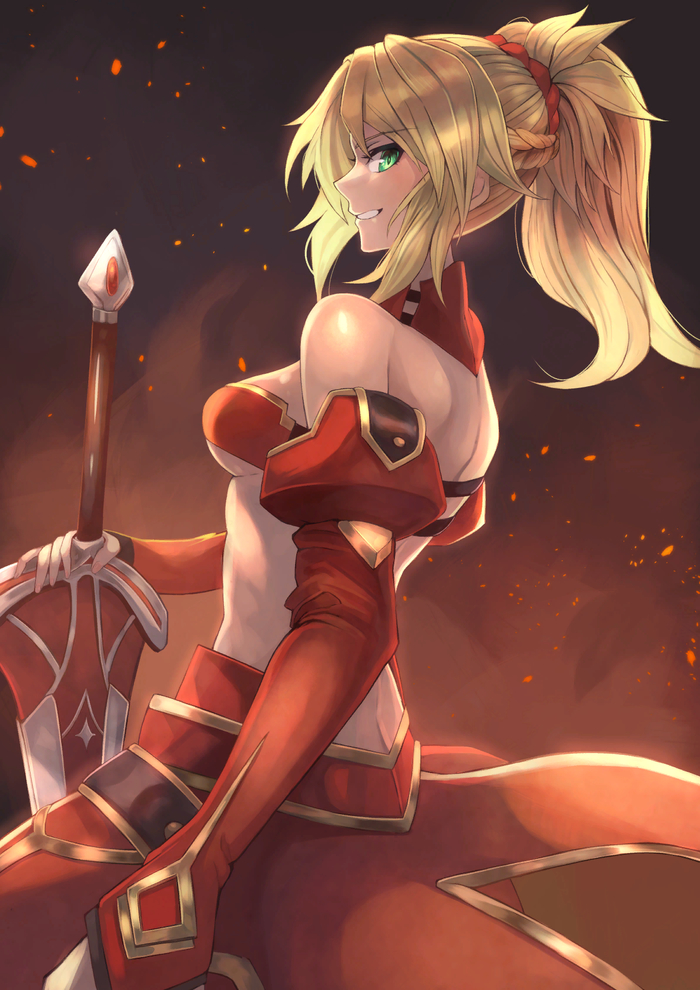  Fate, Fate Grand Order, Mordred, Anime Art, 