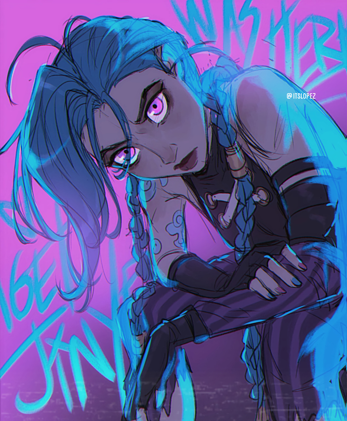  , Jinx, League of Legends, Arcane, Itslopezz