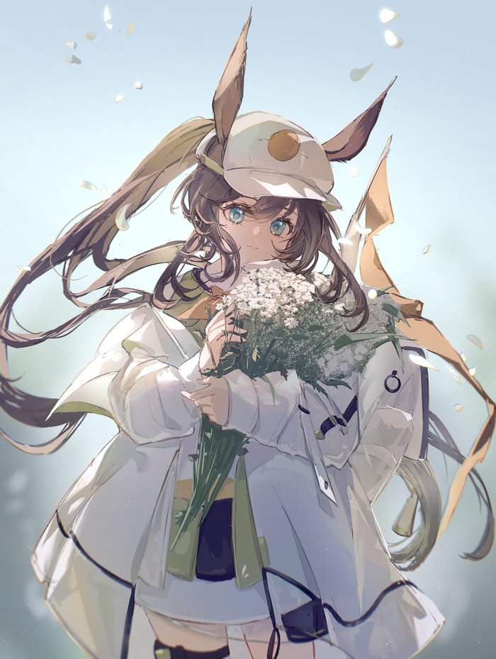 Arknights art by Kirrrara , Anime Art, Arknights, W (Arknights), Amiya, Mostima, Ceobe (Arknights), Archetto, Animal Ears,  , 