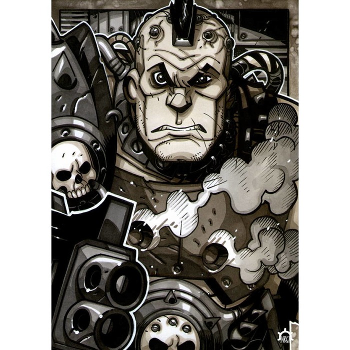 Wh40k Art p.6 by Nicolas R. Giacondino Warhammer 40k, Wh Art, Nicolas R Giacondino, 