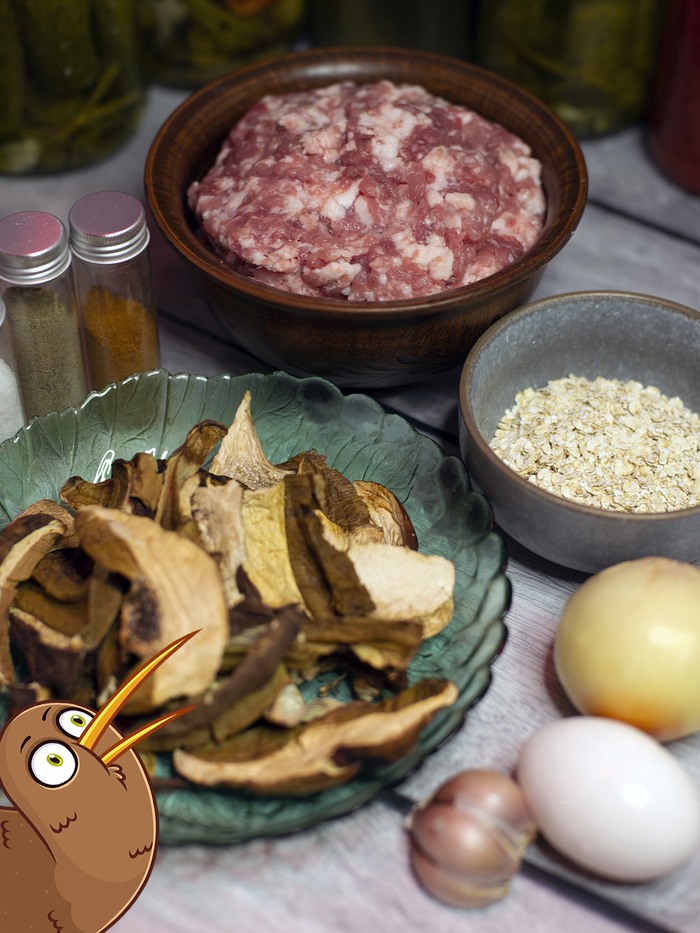 Мясная буханка с грибами Рецепт, Кулинария, Мясной хлеб, Фотография, Длиннопост