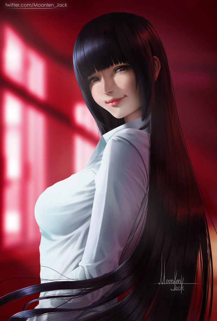 Jabami Yumeko Jabami Yumeko, Kakegurui, Anime Art, , Moonlen Jack