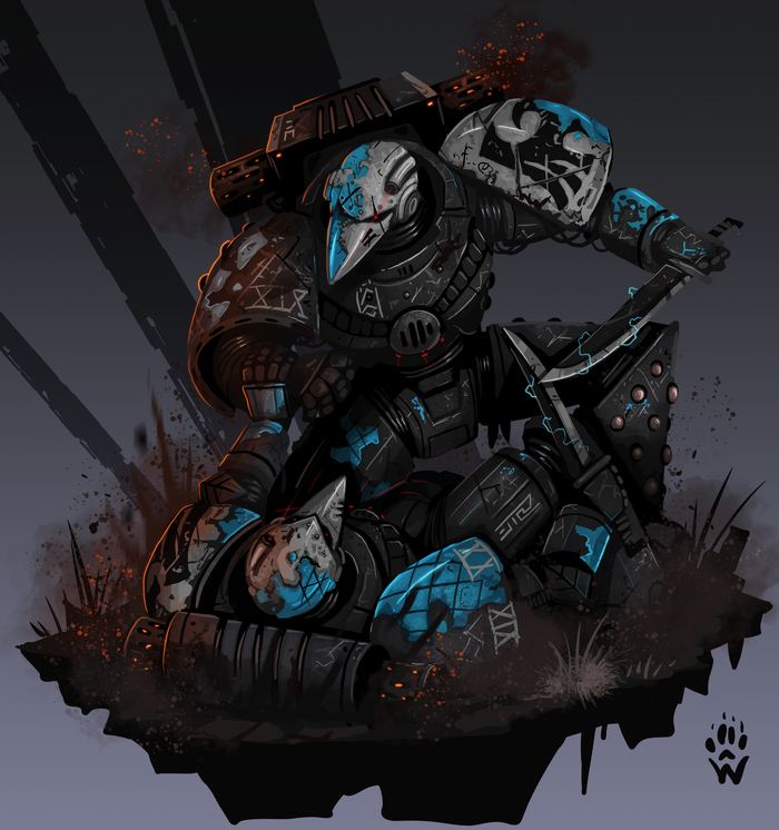    !    !     ... Wolfdawg Wh Art, Warhammer 40k, Adeptus Astartes, Alpha-legion, Raven Guard, Wolfdawg