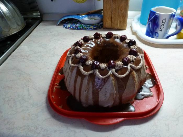 Торт " Пьяная вишня", пошагово ( практически нетвердою рукой) ))) Выпечка, Торт, Рецепт, Длиннопост