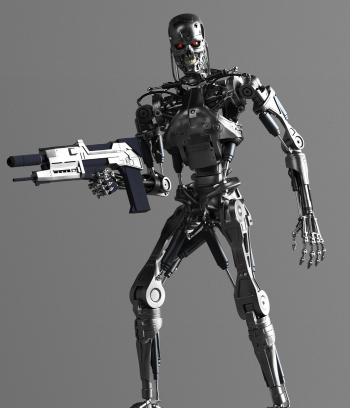 Creation Terminator T-800 3d Model | Пикабу