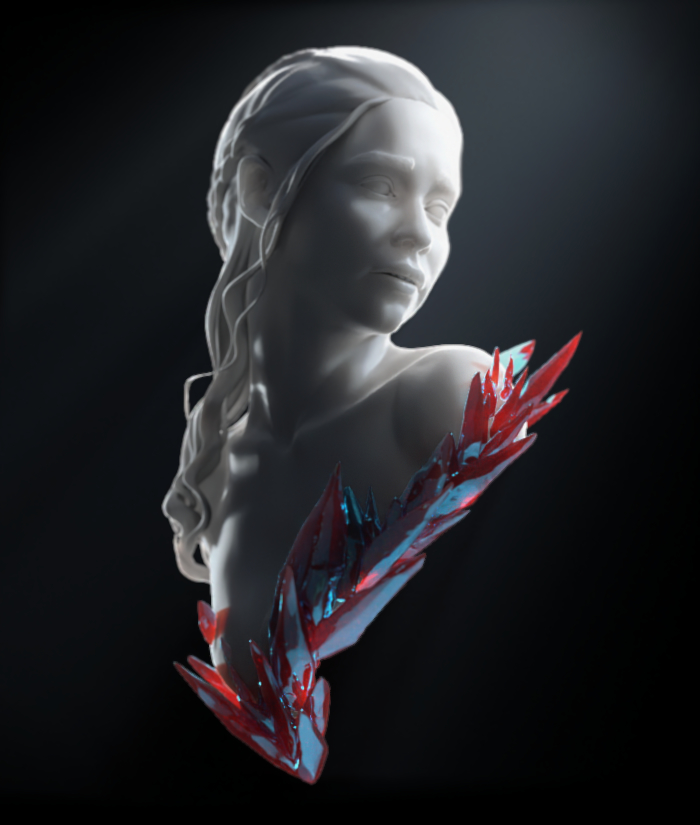 Daenerys from Emilia Clarke , 3D ,  ,  , , Vray, , 3ds Max, Zbrush, Photoshop