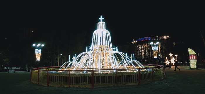 Мурманск новогодний - 2022 Кольский полуостров, Север, История, Город, Праздники, Новый Год, Иллюминация, Огни, Украшение, Гирлянда, Арт, Настроение, Зима, Рождество, Мурманск, Достопримечательности, Длиннопост