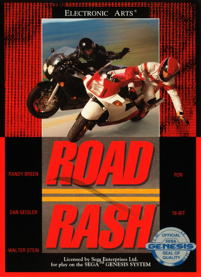     "Road Rash" 1991 . (SEGA)   -, , 90-,  90-, Road Rash, Sega, Sega Mega Drive, ,   , , , 
