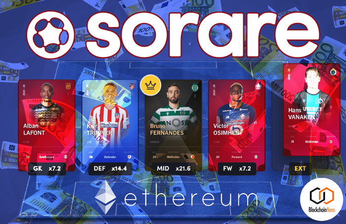 Sorare игра про футбол на блокчейне Ethereum