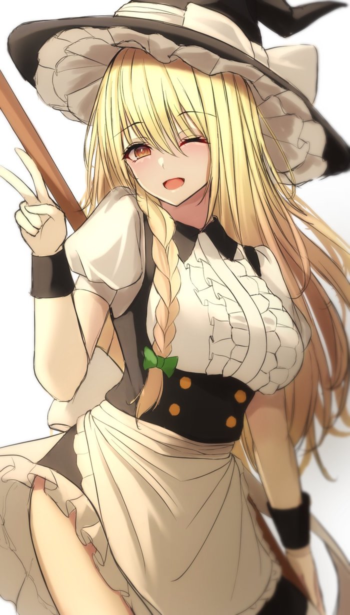 Kirisame Marisa Touhou, Kirisame Marisa, , Anime Art